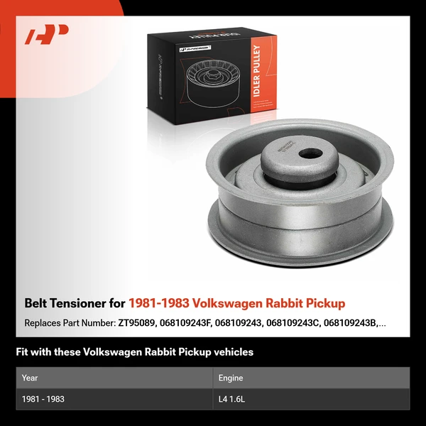 Belt Tensioner for 1981-1983 Volkswagen Rabbit Pickup