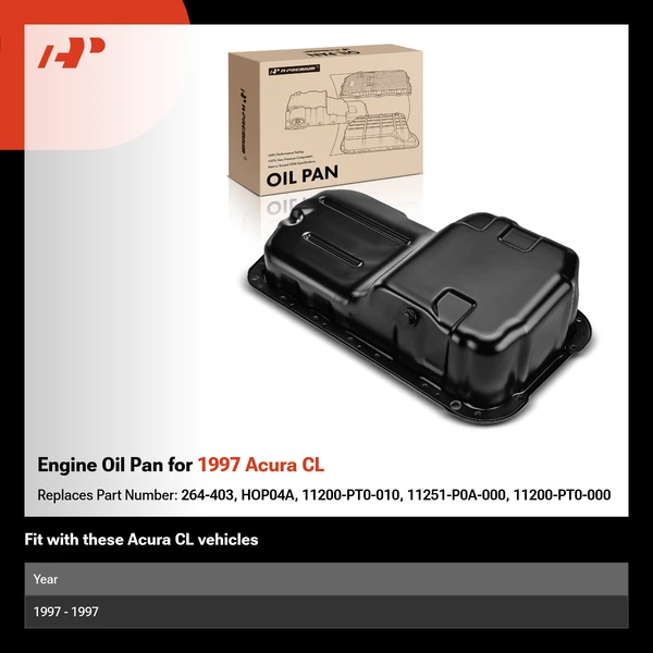 Engine Oil Pan for 1997 Acura CL