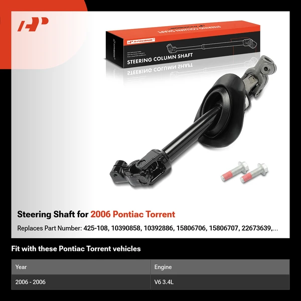 Steering Shaft for 2006 Pontiac Torrent