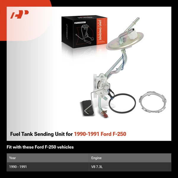 Fuel Tank Sending Unit for 1990-1991 Ford F-250