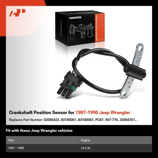 Crankshaft Position Sensor for 1987-1990 Jeep Wrangler