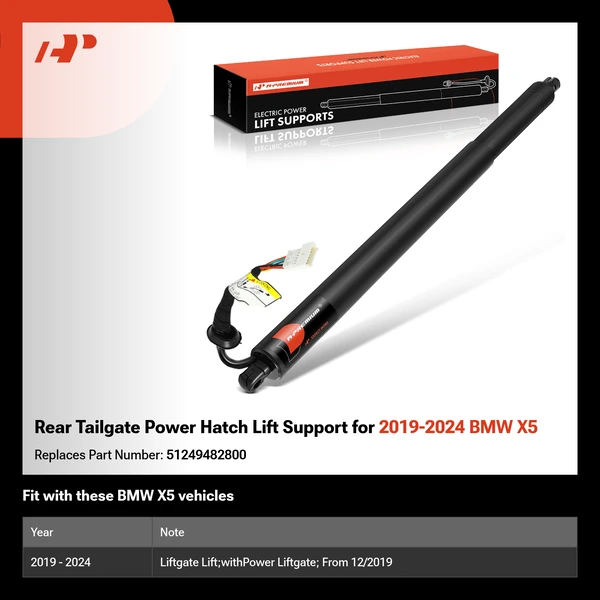 Rear Tailgate Power Hatch Lift Support for 2019-2024 BMW X5