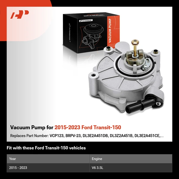 Vacuum Pump for 2015-2023 Ford Transit-150