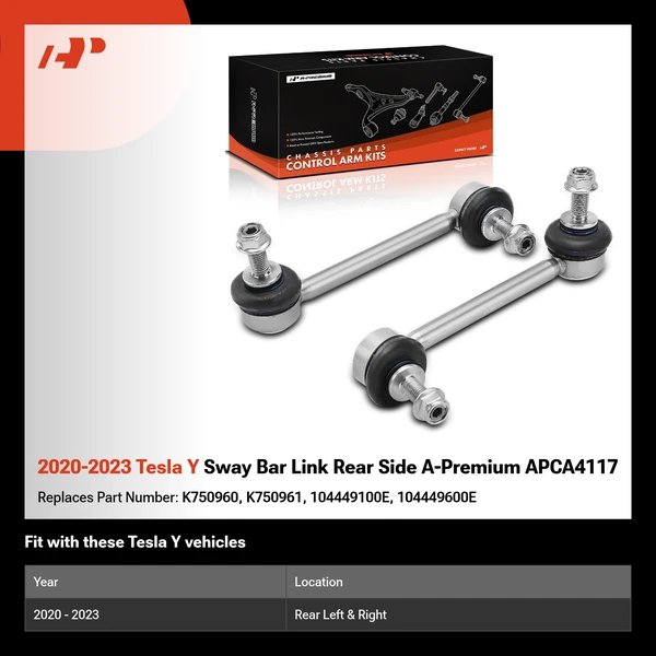 2020-2023 Tesla Y Sway Bar Link Rear Side A-Premium APCA4117