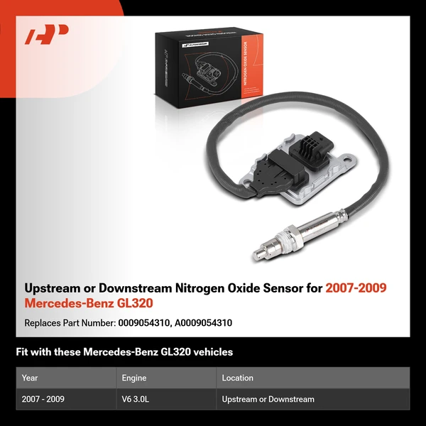 Upstream or Downstream Nitrogen Oxide Sensor for 2007-2009 Mercedes-Benz GL320