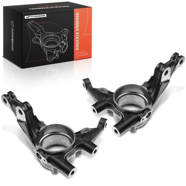 2 Pcs Front Steering Knuckle for 2007-2012 Hyundai Elantra