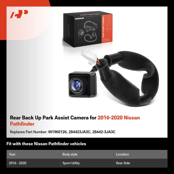 Rear Back Up Park Assist Camera for 2016-2020 Nissan Pathfinder
