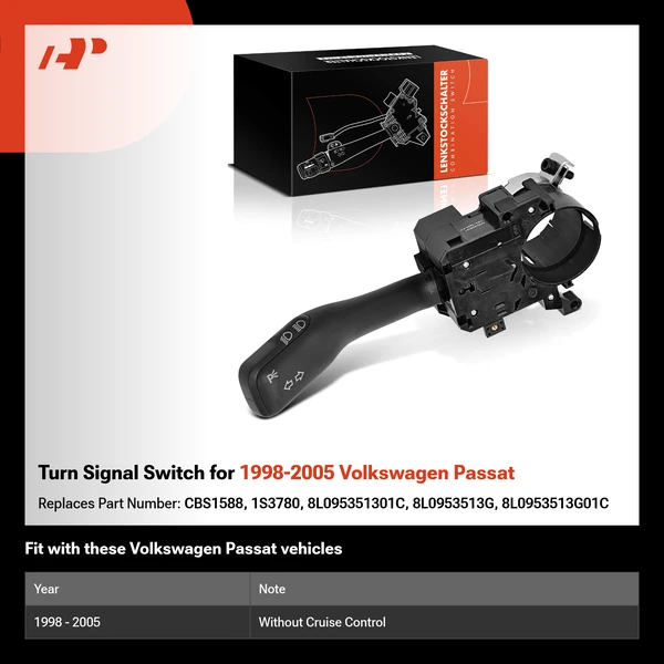 Turn Signal Switch for 1998-2005 Volkswagen Passat