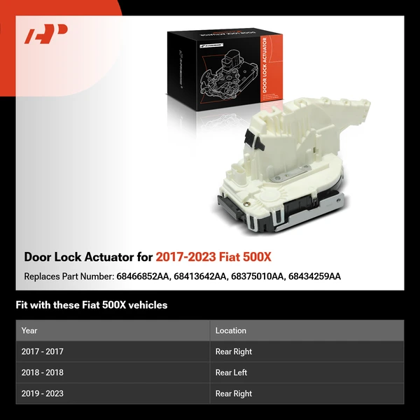 Door Lock Actuator for 2017-2023 Fiat 500X