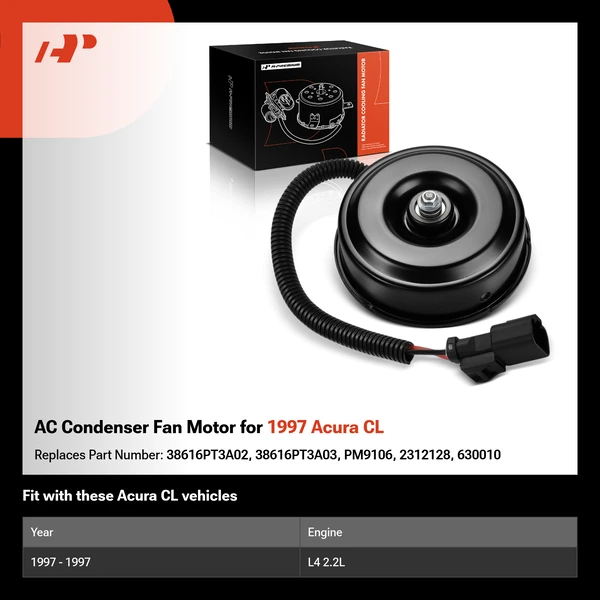AC Condenser Fan Motor for 1997 Acura CL