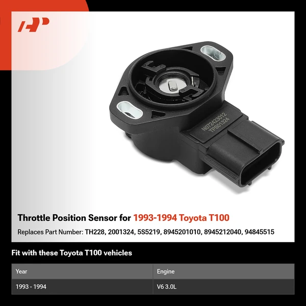 Throttle Position Sensor for 1993-1994 Toyota T100