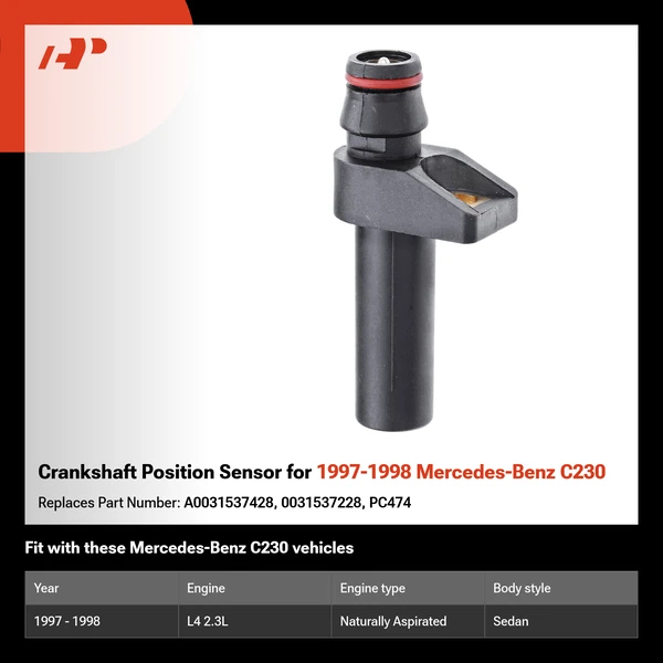 Crankshaft Position Sensor for 1997-1998 Mercedes-Benz C230