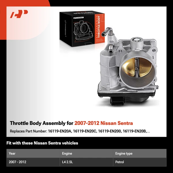 Throttle Body Assembly for 2007-2012 Nissan Sentra