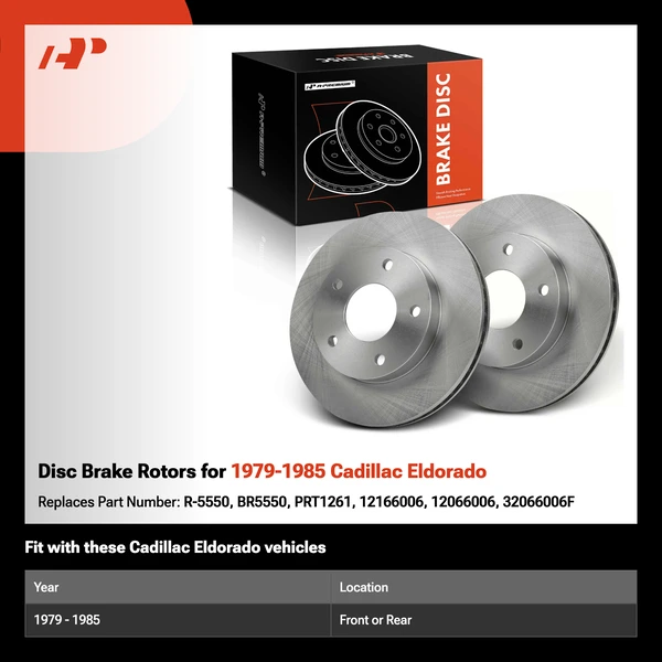 Disc Brake Rotors for 1979-1985 Cadillac Eldorado