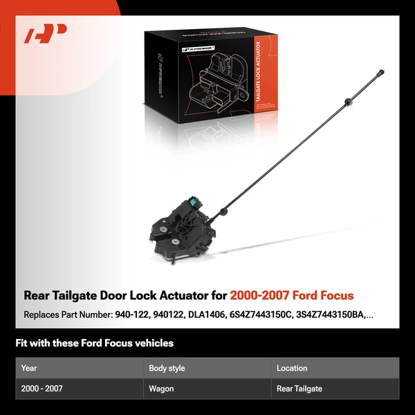 Rear Tailgate Door Lock Actuator for 2000-2007 Ford Focus
