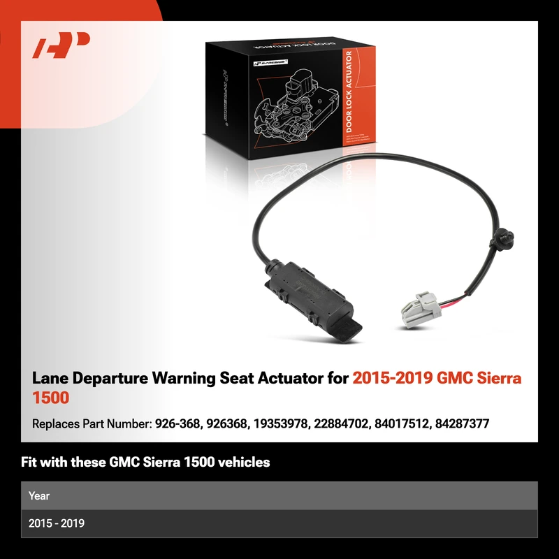 Lane Departure Warning Seat Actuator for 2015-2019 GMC Sierra 1500