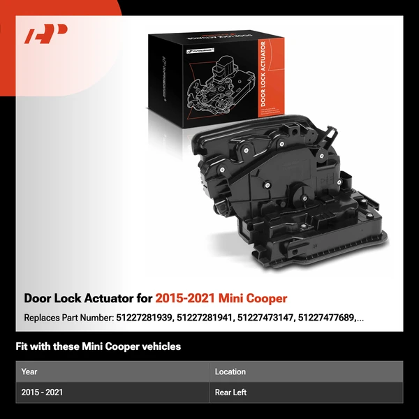 Door Lock Actuator for 2015-2021 Mini Cooper