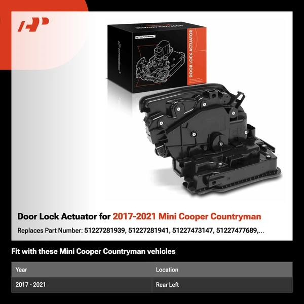 Door Lock Actuator for 2017-2021 Mini Cooper Countryman