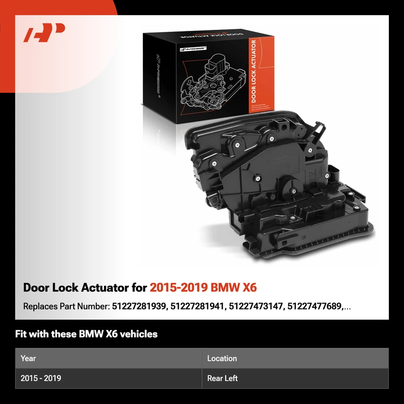 Door Lock Actuator for 2015-2019 BMW X6
