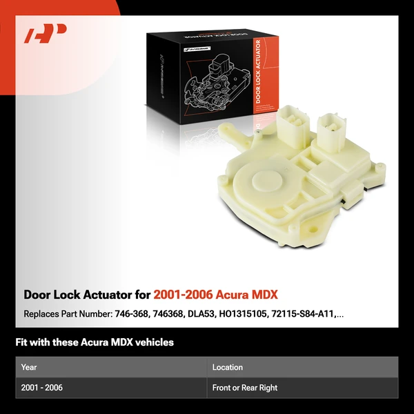 Door Lock Actuator for 2001-2006 Acura MDX