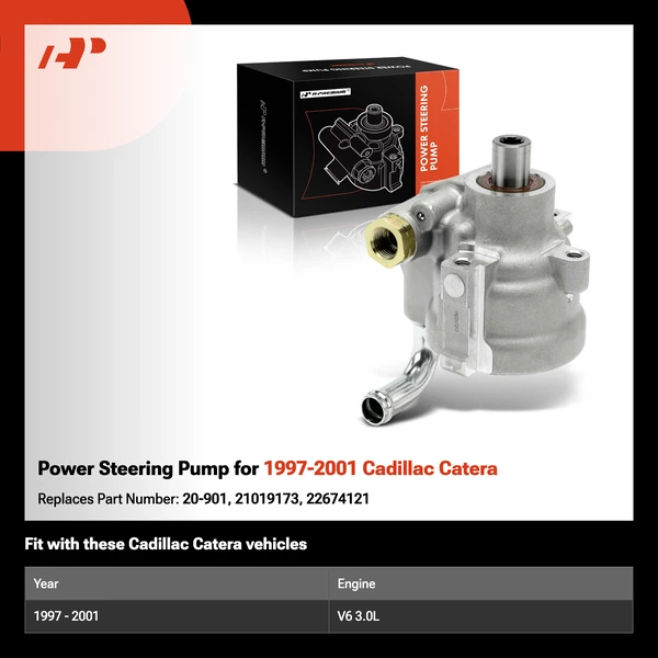 Power Steering Pump for 1997-2001 Cadillac Catera