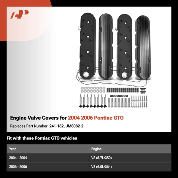 Engine Valve Covers for 2004 2006 Pontiac GTO