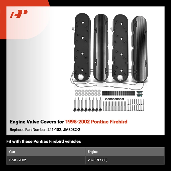 Engine Valve Covers for 1998-2002 Pontiac Firebird