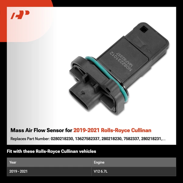 Mass Air Flow Sensor for 2019-2021 Rolls-Royce Cullinan