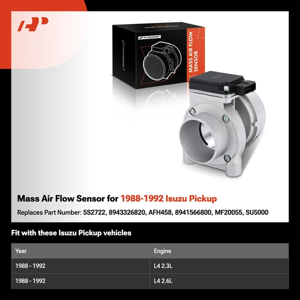 Mass Air Flow Sensor for 1988-1992 Isuzu Pickup