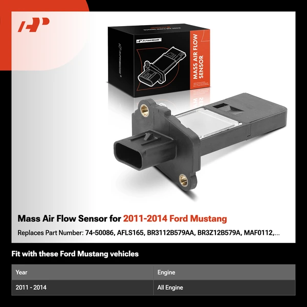 Mass Air Flow Sensor for 2011-2014 Ford Mustang