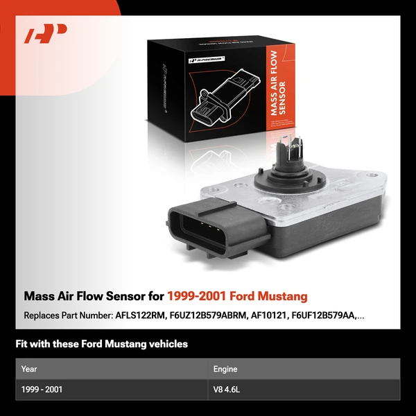 Mass Air Flow Sensor for 1999-2001 Ford Mustang