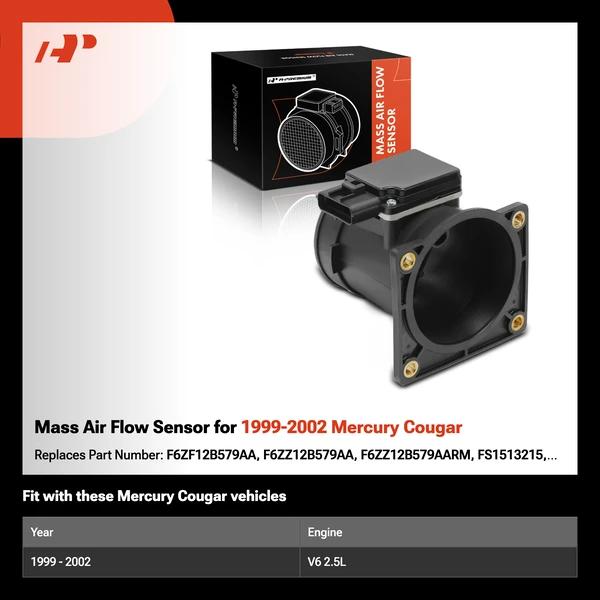 Mass Air Flow Sensor for 1999-2002 Mercury Cougar