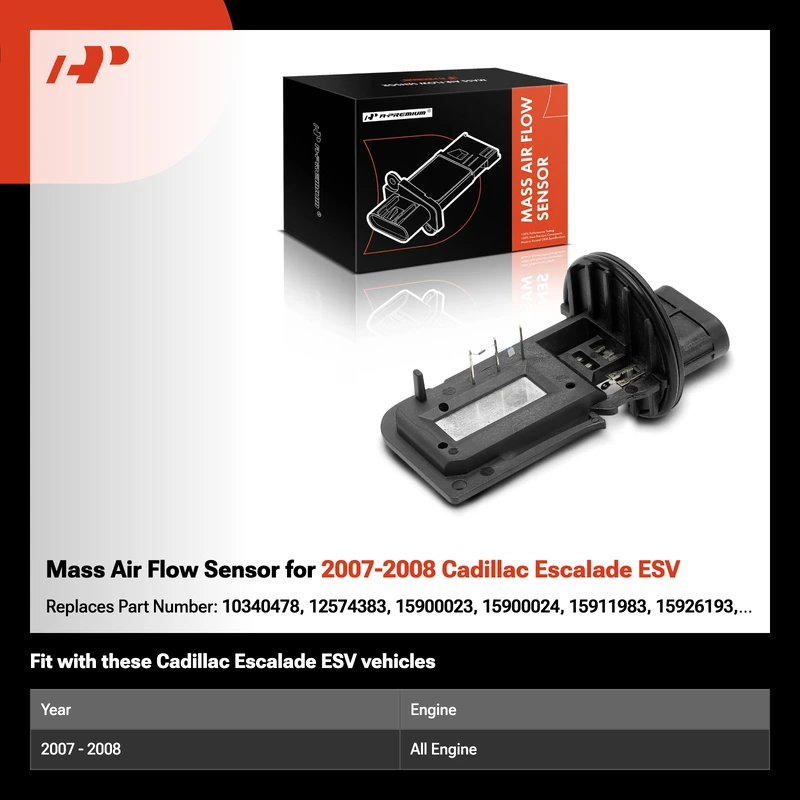 Mass Air Flow Sensor for 2007-2008 Cadillac Escalade ESV
