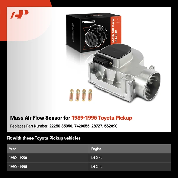 Mass Air Flow Sensor for 1989-1995 Toyota Pickup