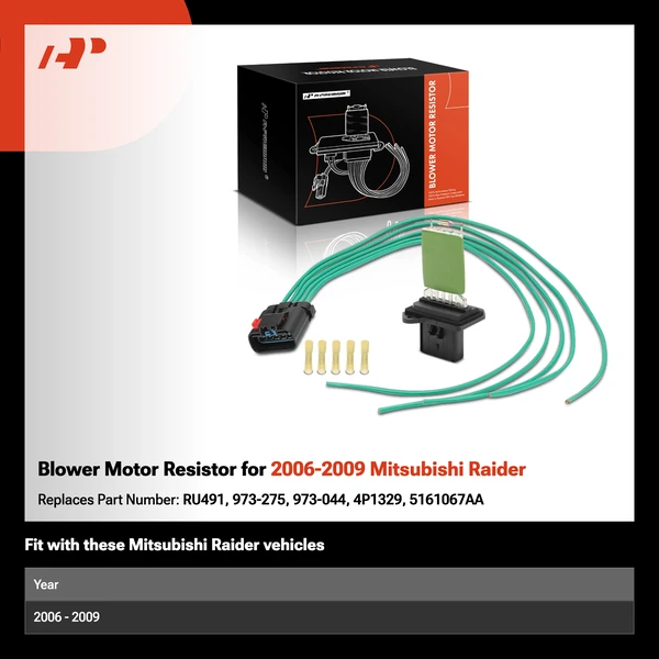 Blower Motor Resistor for 2006-2009 Mitsubishi Raider