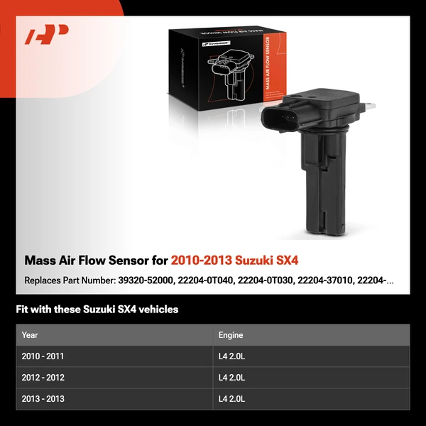 Mass Air Flow Sensor for 2010-2013 Suzuki SX4