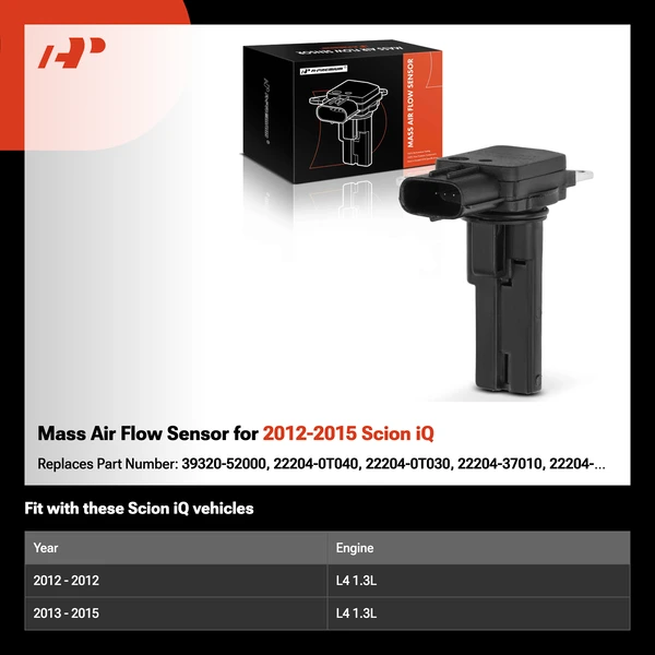 Mass Air Flow Sensor for 2012-2015 Scion iQ