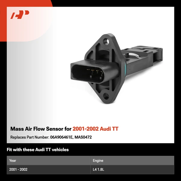 Mass Air Flow Sensor for 2001-2002 Audi TT