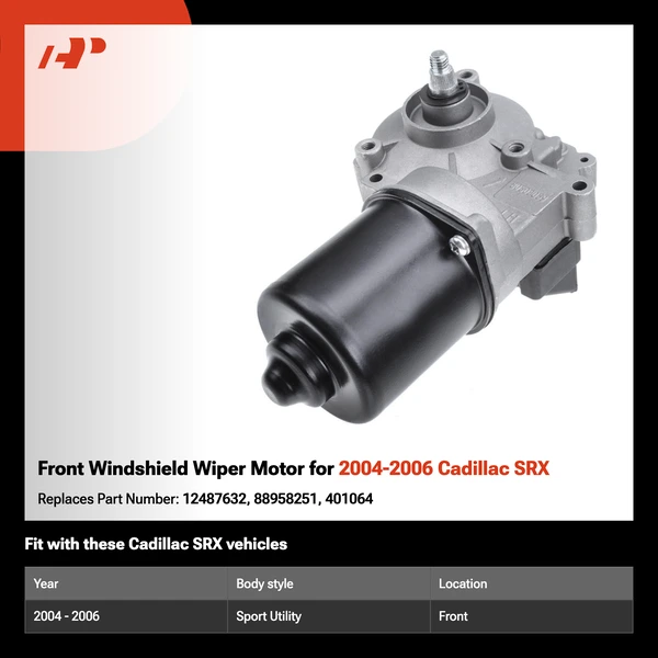 Front Windshield Wiper Motor for 2004-2006 Cadillac SRX