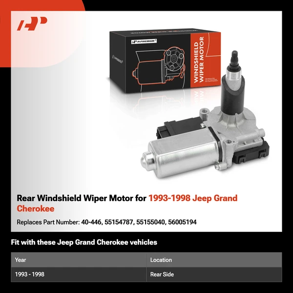 Rear Windshield Wiper Motor for 1993-1998 Jeep Grand Cherokee