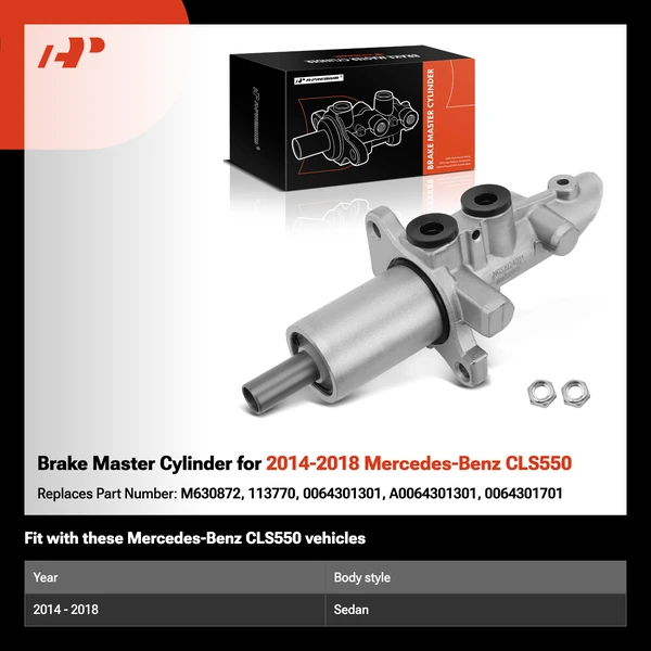 Brake Master Cylinder for 2014-2018 Mercedes-Benz CLS550
