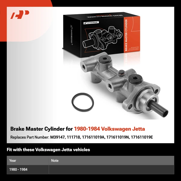 Brake Master Cylinder for 1980-1984 Volkswagen Jetta