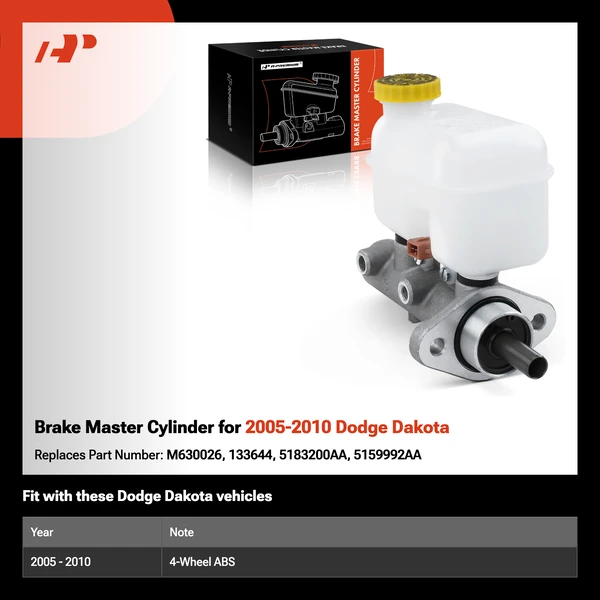 Brake Master Cylinder for 2005-2010 Dodge Dakota