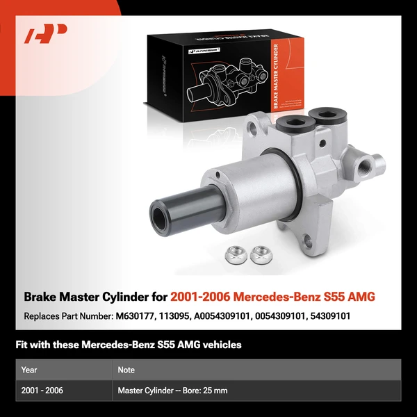 Brake Master Cylinder for 2001-2006 Mercedes-Benz S55 AMG
