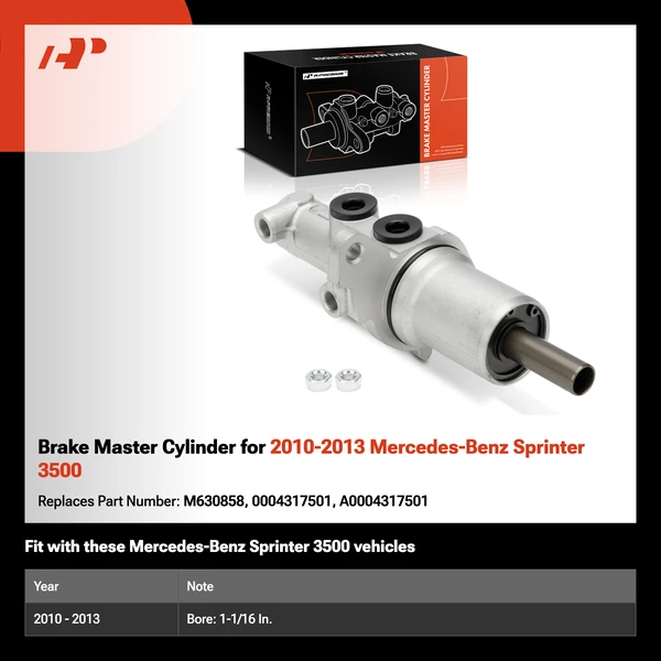 Brake Master Cylinder for 2010-2013 Mercedes-Benz Sprinter 3500