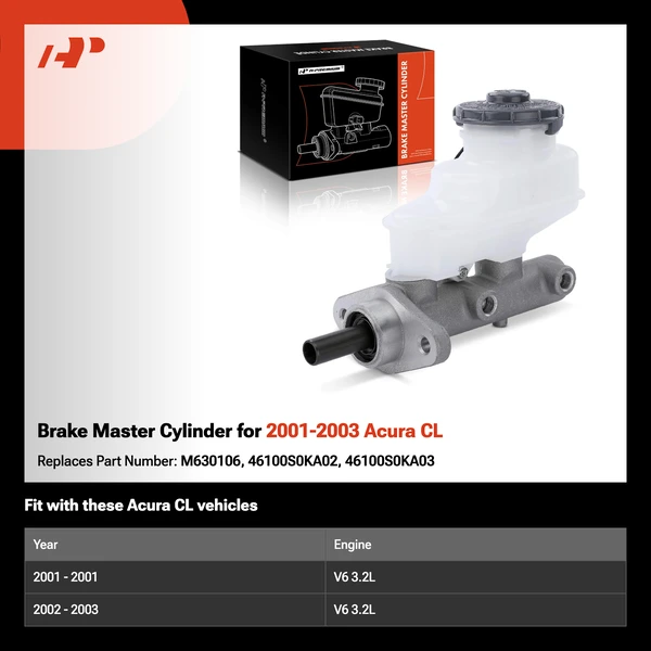 Brake Master Cylinder for 2001-2003 Acura CL