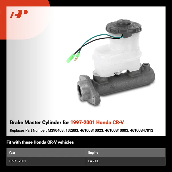 Brake Master Cylinder for 1997-2001 Honda CR-V