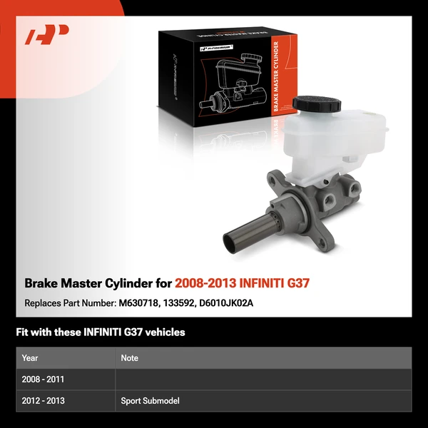 Brake Master Cylinder for 2008-2013 INFINITI G37