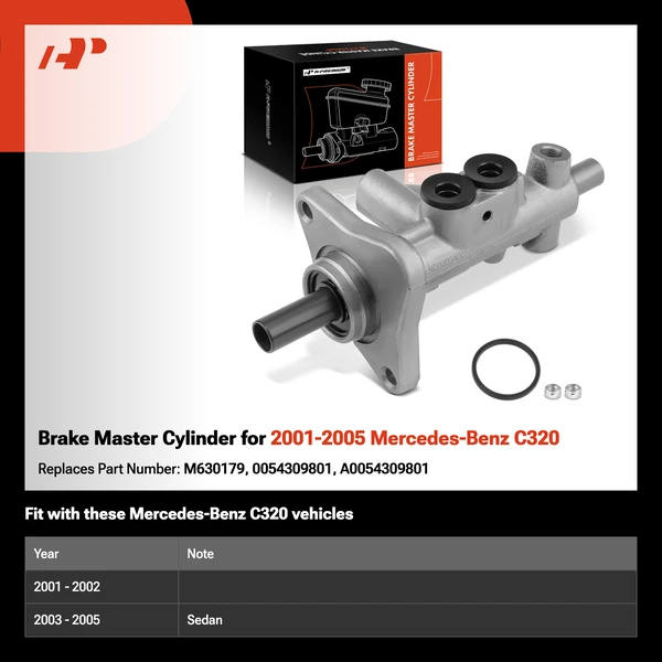 Brake Master Cylinder for 2001-2005 Mercedes-Benz C320