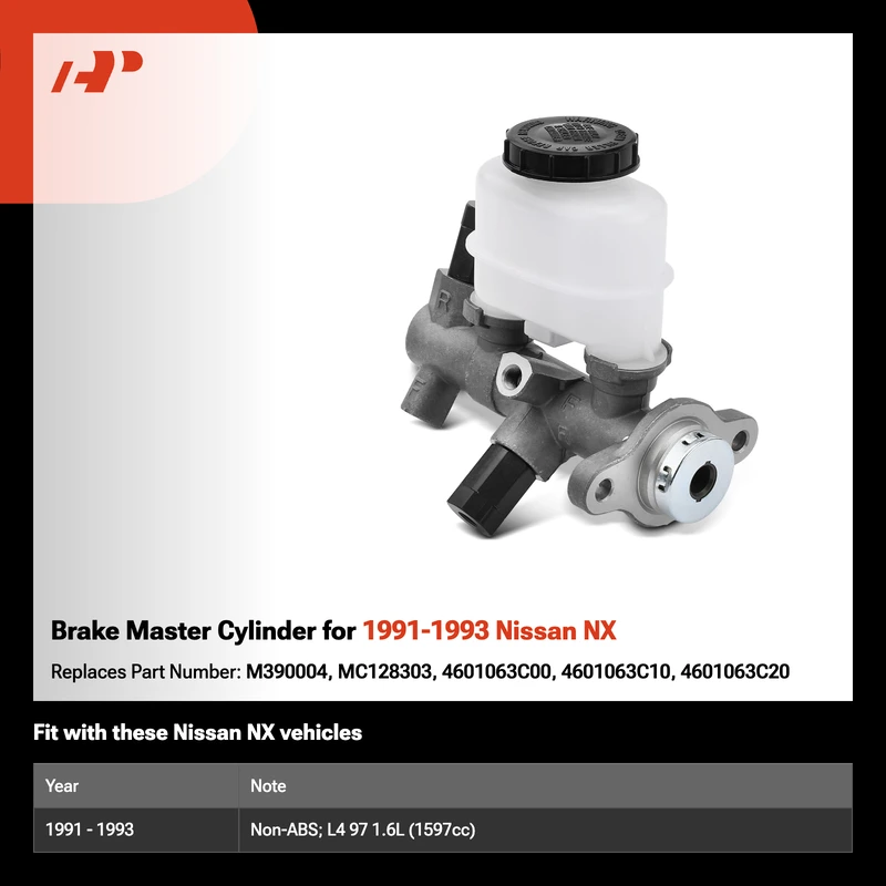 Brake Master Cylinder for 1991-1993 Nissan NX